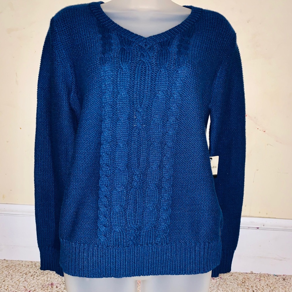 New St Johns Bay Women’s Cotton Sweater Size M